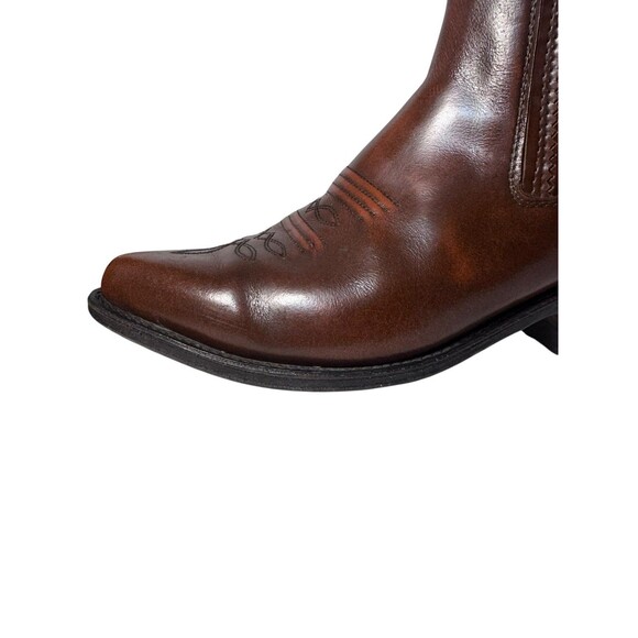 El General Botines Brown Western Cowboy Ankle Boots Men's US 9  Mexico 27 - Picture 6 of 16